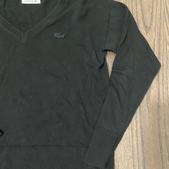 Lacoste V Neck Sweater - Picture 6 of 6